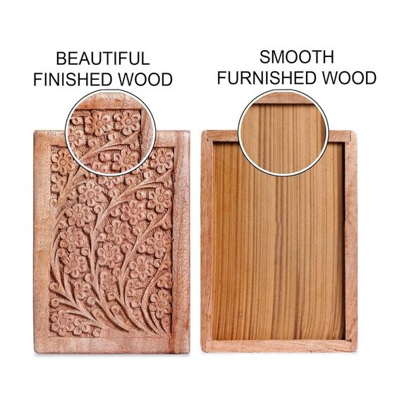 Keepsake Urn for Ashes, Wooden Urn for Human Pet Ash Funeral Cremation Urn Small - Picture 7 of 8